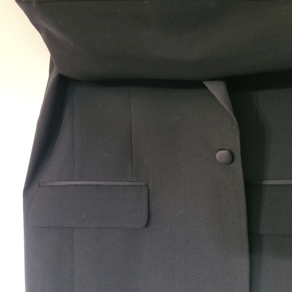 Pierre Balmain RARE Wool Single-Breast Black Tuxedo Jacket, 42 Long - Picture 3 of 9